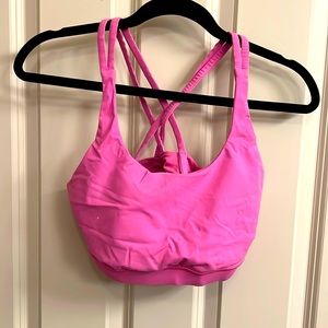 Lululemon pink sports bra